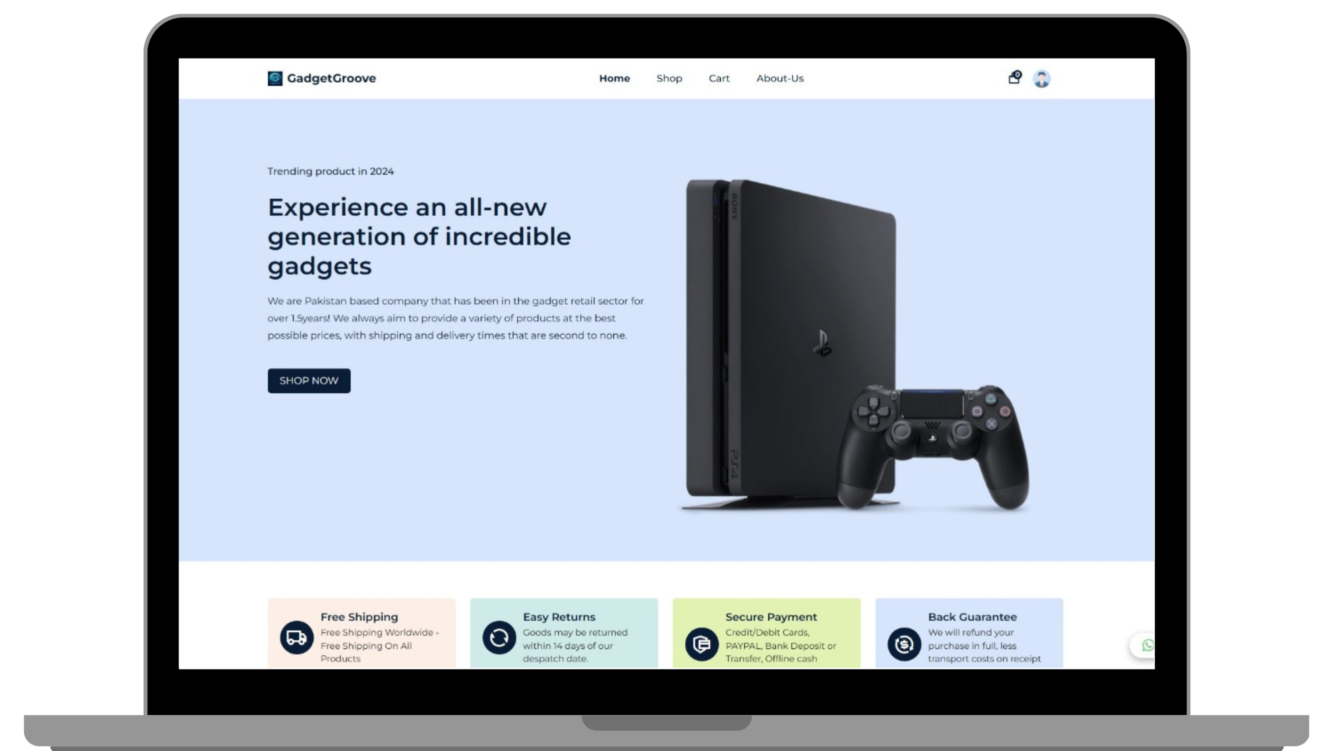 Gadget Groove - E Commerce Platform